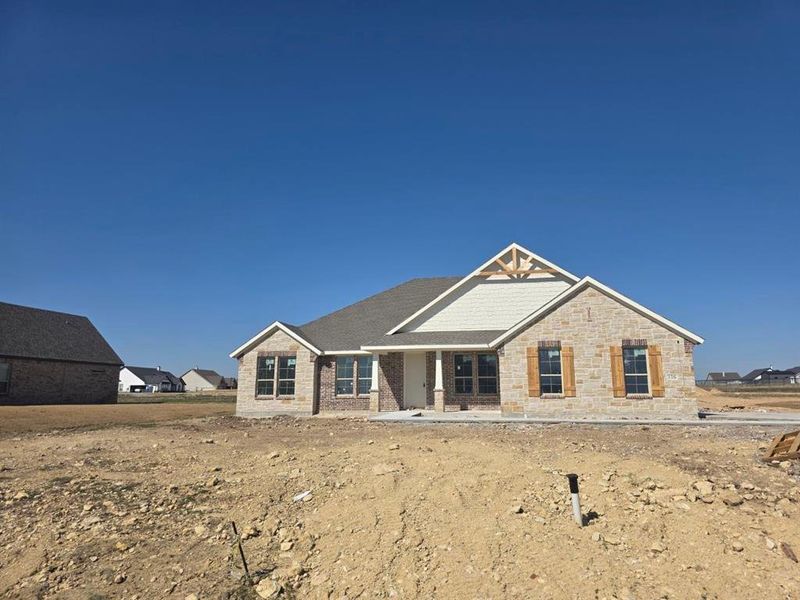 In-progress construction of a new home in Fairview Meadows, New Fairview, TX (Image 5). In-progress construction of a new home in Fairview Meadows, New Fairview, TX (Image 5).