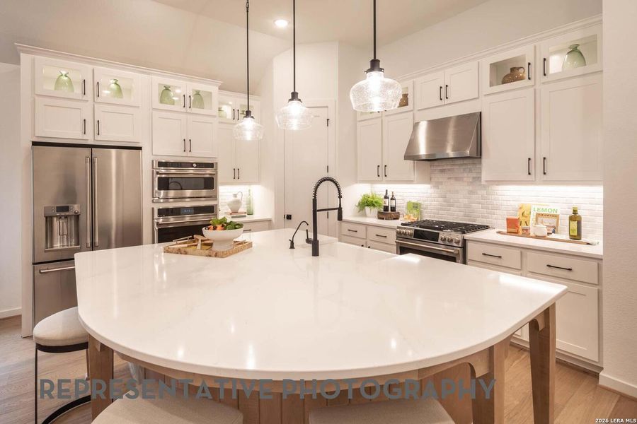 Furnished interior view inside a new home in Prominence, San Antonio (Image 9).