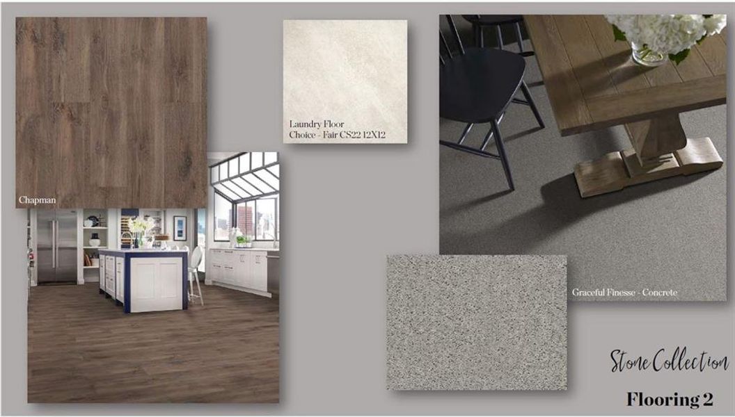 Sample of building materials used in homes in Evanshire Townhomes, Duluth (Image 43).