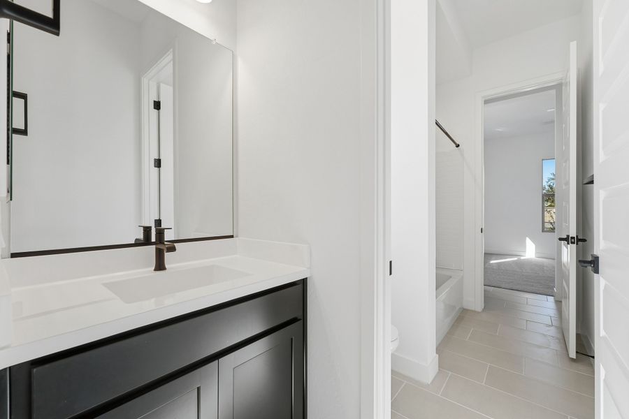 Furnished interior view inside a new home in Combs Ranch, San Tan Valley (Image 10).