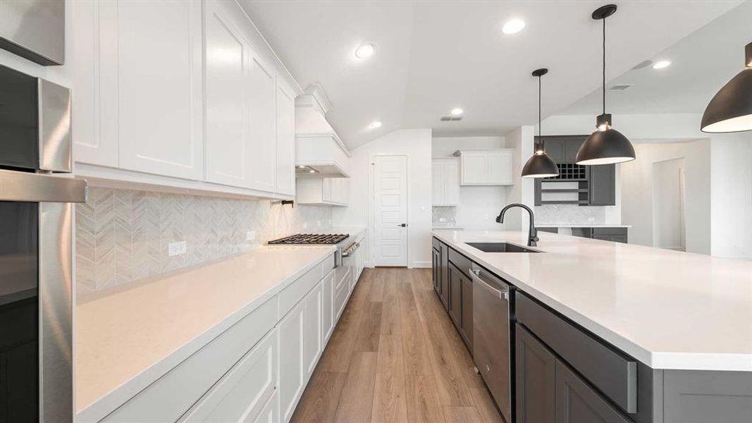 Furnished interior view inside a new home in Talon Hills 60'/70', Fort Worth (Image 6).