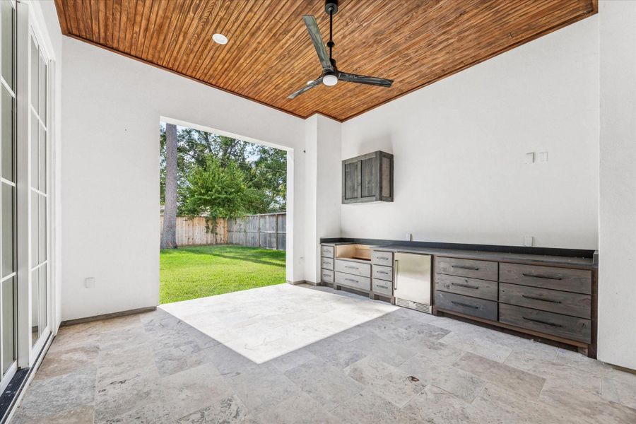 Exterior details and patio area of a home in , Houston (Image 27). Exterior details and patio area of a home in , Houston (Image 27).
