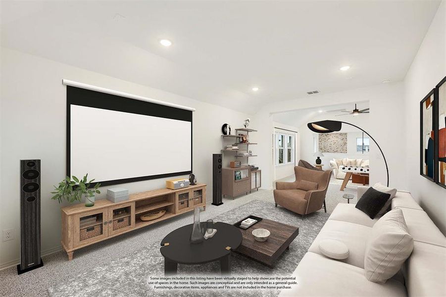 Furnished interior view inside a new home in West Crossing, Anna (Image 12). Furnished interior view inside a new home in West Crossing, Anna (Image 12).