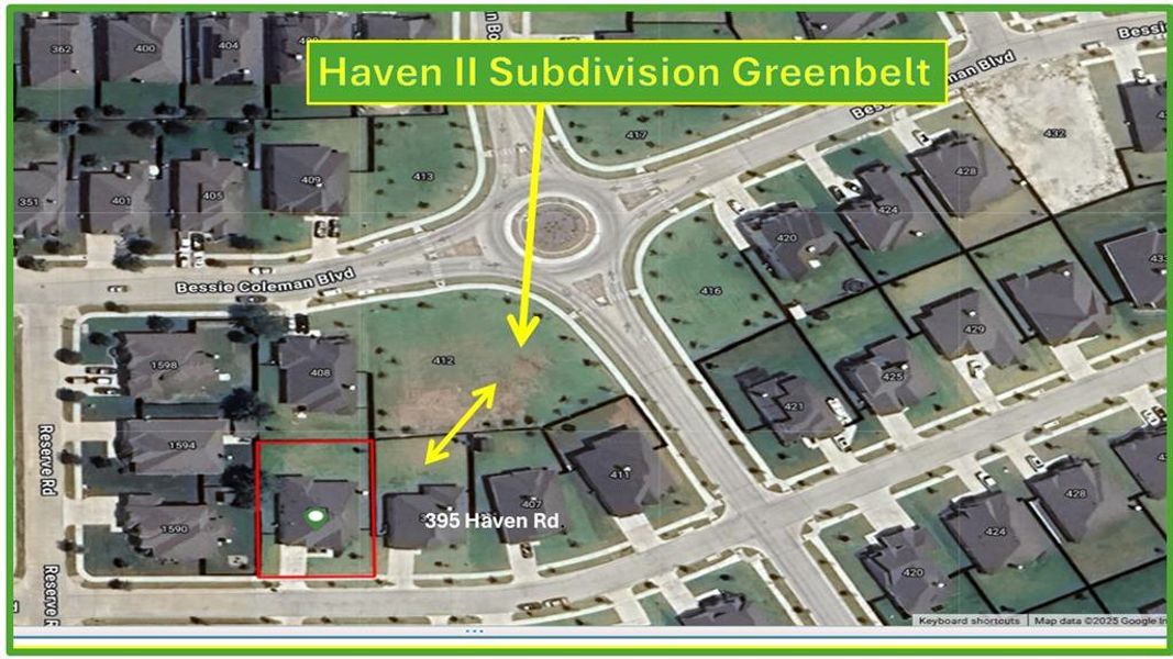 View the Tranquil Trees in the Greenbelt Corner From the Backyard of this Property!