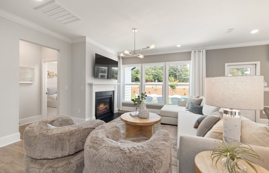Representative furnished interior of a home built from the Stonebrook by Pulte Homes in The Preserve at Marks Creek, Knightdale (Image 33). Representative furnished interior of a home built from the Stonebrook by Pulte Homes in The Preserve at Marks Creek, Knightdale (Image 33).