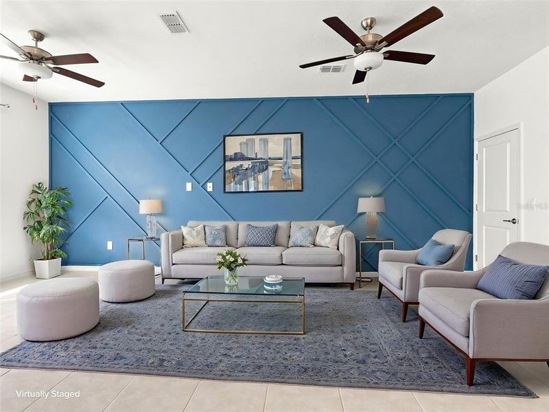 Furnished interior view inside a new home in , San Antonio (Image 6).
