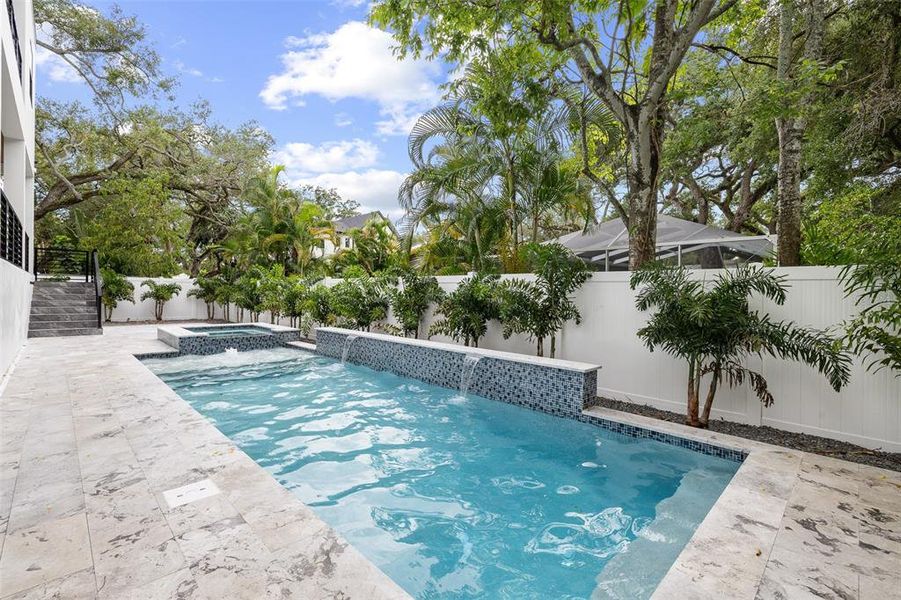 Exterior details and patio area of a home in , Tampa (Image 39).
