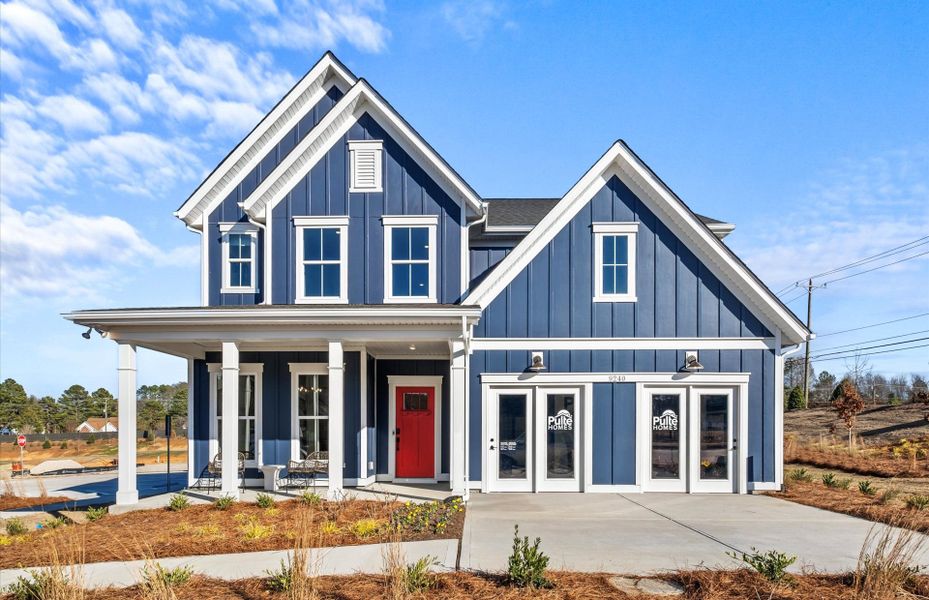 Front exterior of a new home in Cannon Run, Concord, NC, highlighting curb appeal (Image 20).