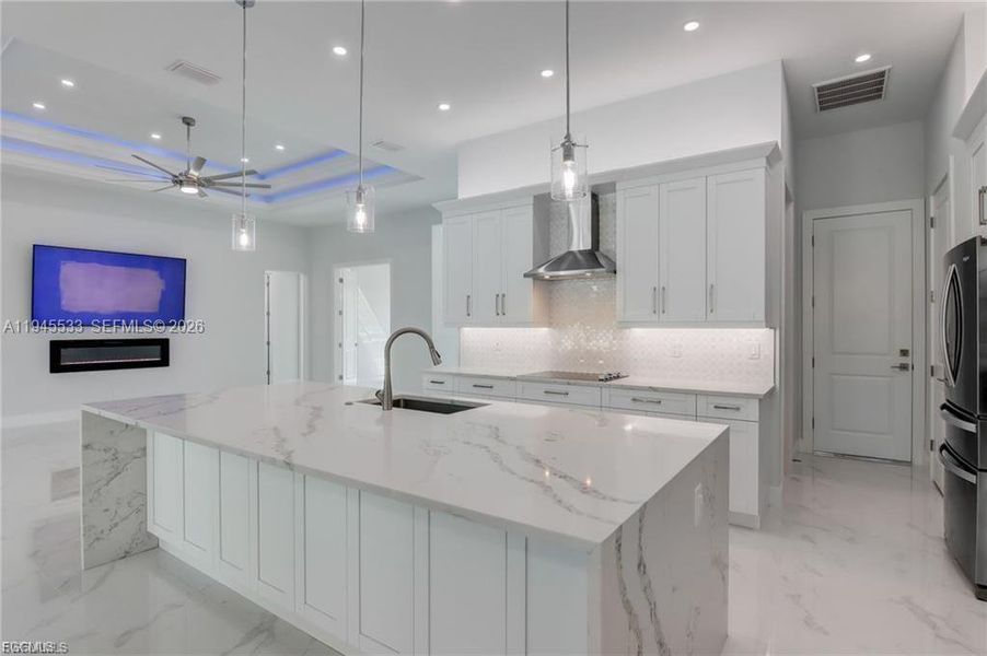 Furnished interior view inside a new home in , Cape Coral (Image 15).