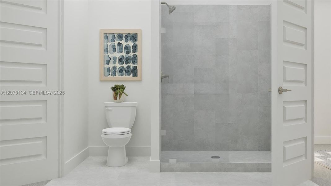 Furnished interior view inside a new home in , Miami (Image 13).