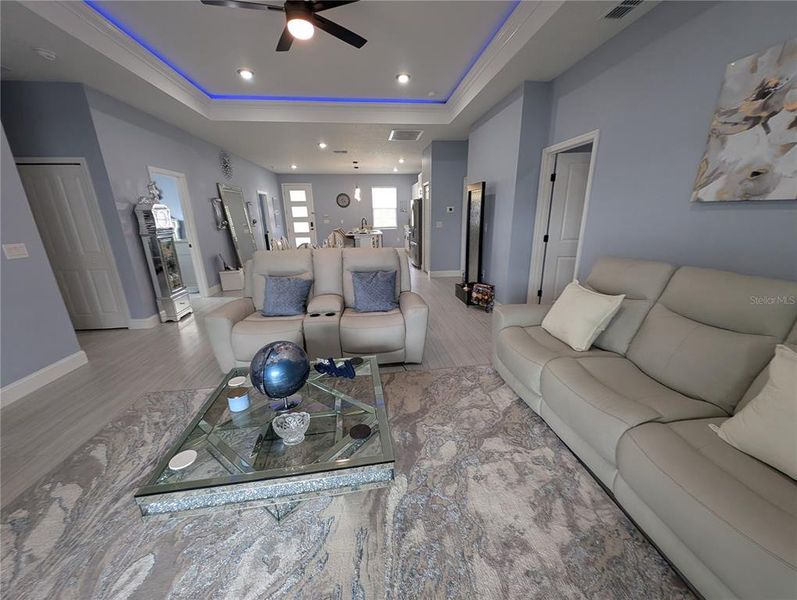 Furnished interior view inside a new home in , Poinciana (Image 47).