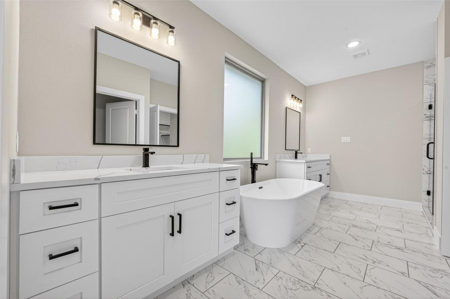 Furnished interior view inside a new home in , Houston (Image 10).