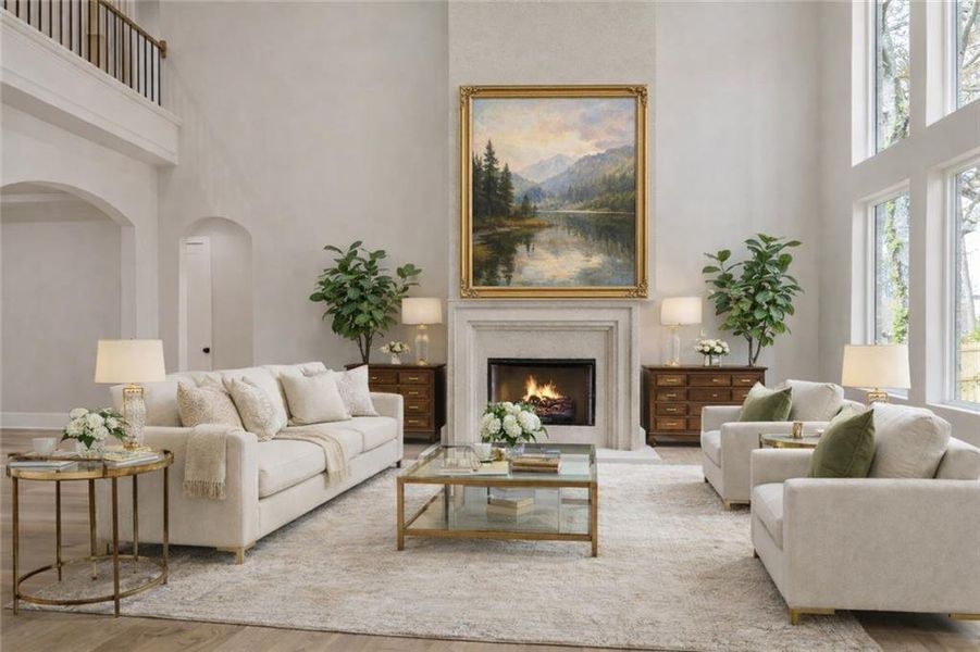 Furnished interior view inside a new home in , Brookhaven (Image 16). Furnished interior view inside a new home in , Brookhaven (Image 16).