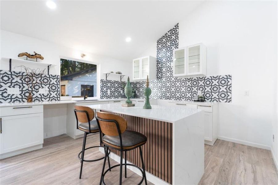 Furnished interior view inside a new home in , Atlanta (Image 17).