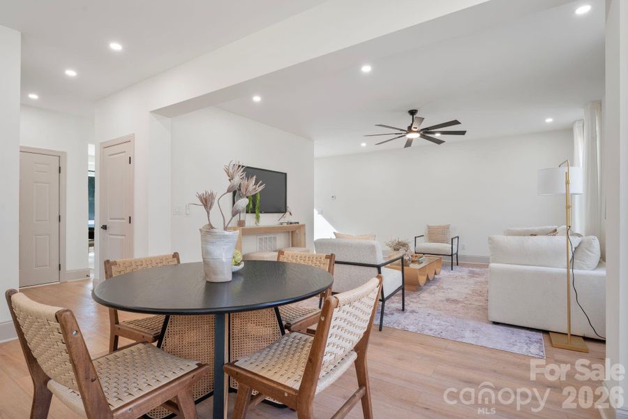 Furnished interior view inside a new home in , Mint Hill (Image 27).