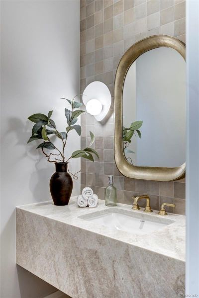 Main floor guest powder room