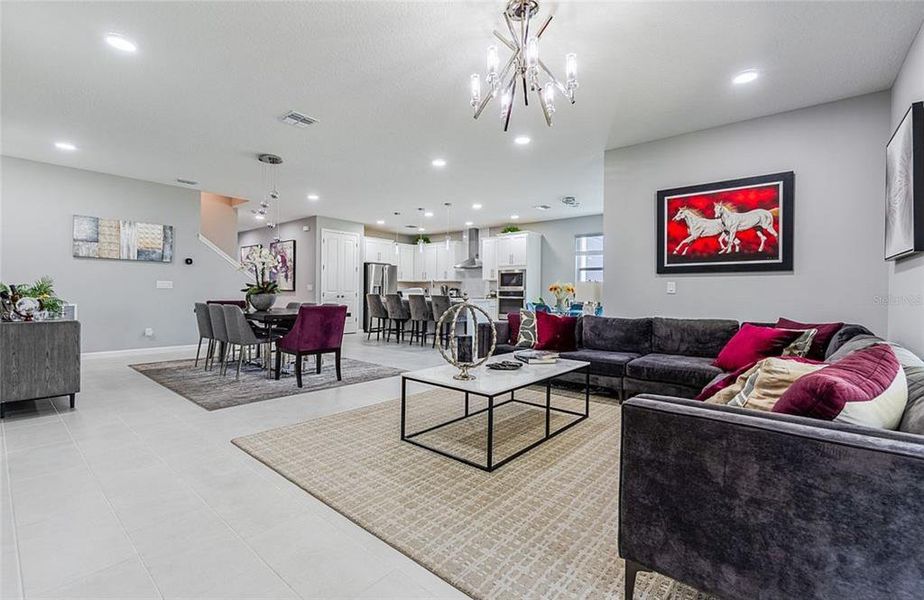 Furnished interior view inside a new home in , St. Cloud (Image 33).