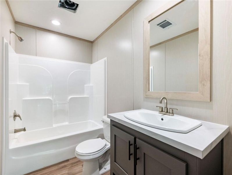 Furnished interior view inside a new home in , Gainesville (Image 12).