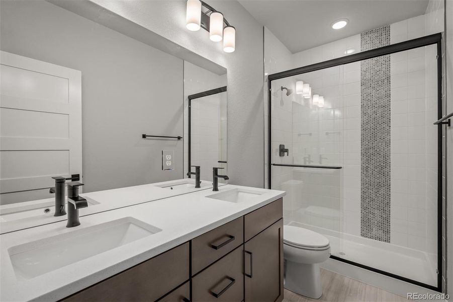 Furnished interior view inside a new home in Cloverleaf – Mountainview Collection, Monument (Image 4).