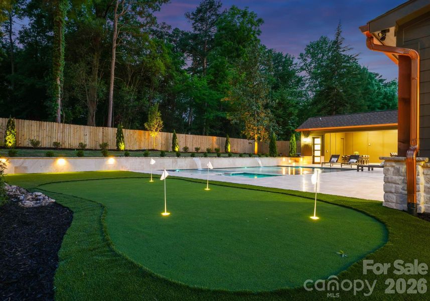 Exterior details and patio area of a home in , Charlotte (Image 25).