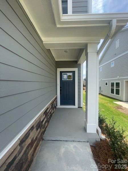 Exterior details and patio area of a home in Westview Towns, Waxhaw (Image 3). Exterior details and patio area of a home in Westview Towns, Waxhaw (Image 3).