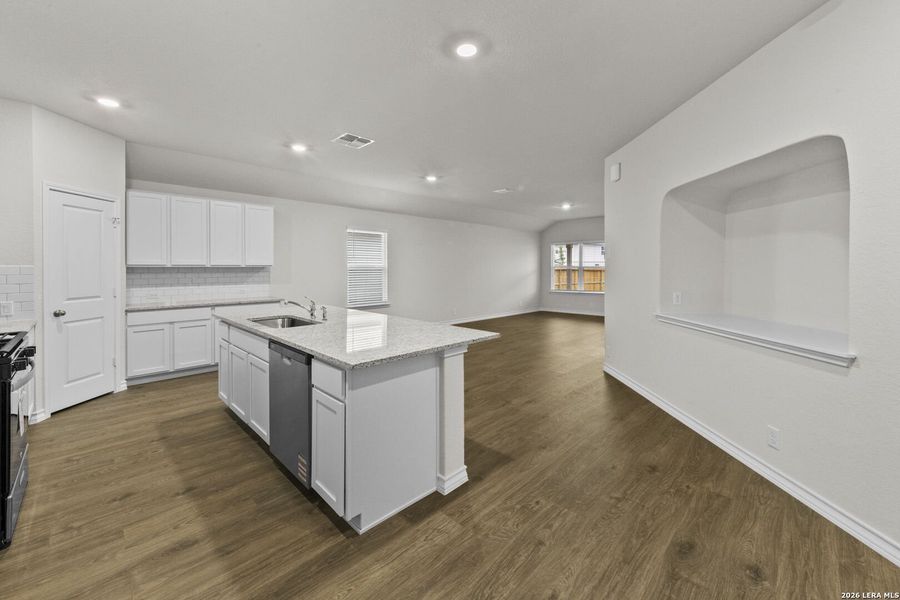 Furnished interior view inside a new home in Riverstone at Westpointe, San Antonio (Image 8).