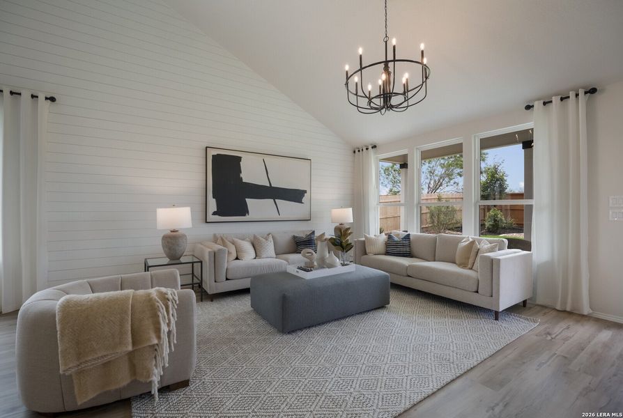 Furnished interior view inside a new home in Horizon Ridge, San Antonio (Image 8).