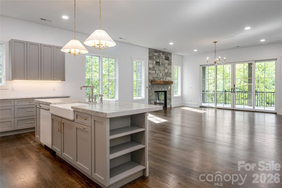 Open floor plan