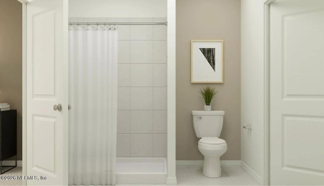 Furnished interior view inside a new home in Saddle Oaks, Jacksonville (Image 14).