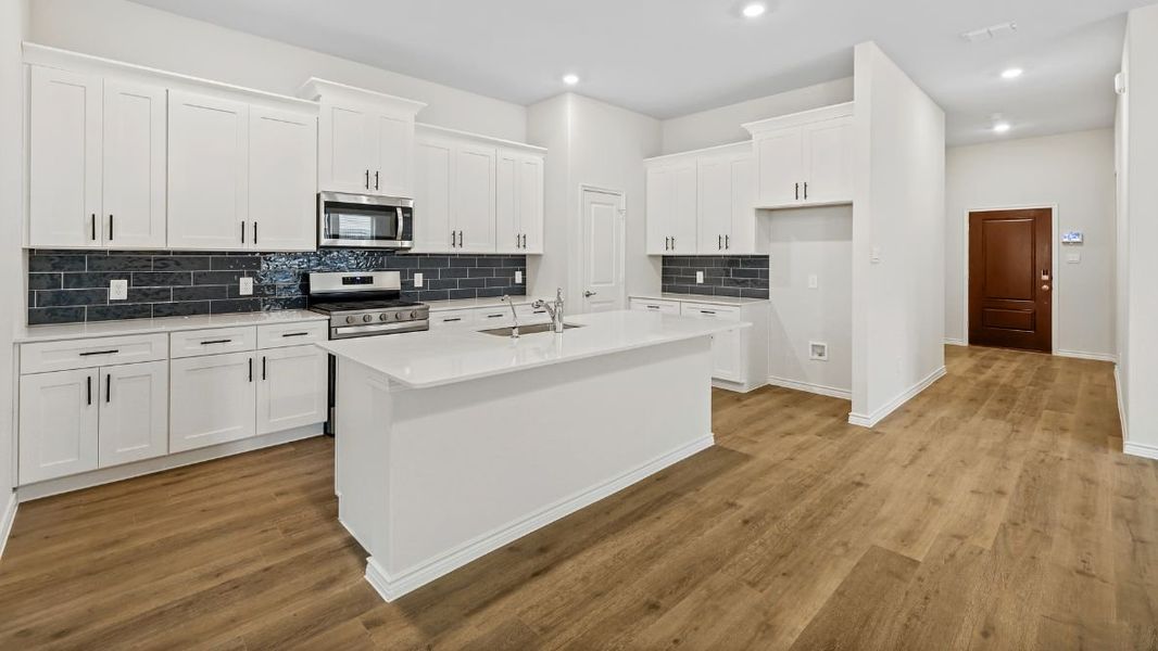 Representative furnished interior of a home built from the Durango by D.R. Horton in The Landing at Hidden Lakes, McKinney (Image 4). Representative furnished interior of a home built from the Durango by D.R. Horton in The Landing at Hidden Lakes, McKinney (Image 4).