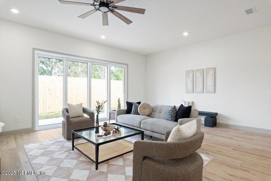 Furnished interior view inside a new home in , Orange Park (Image 7).