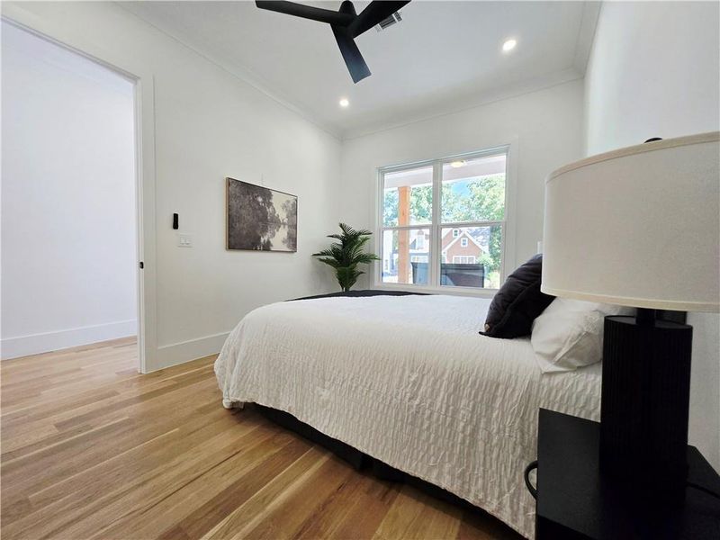 Furnished interior view inside a new home in , Atlanta (Image 11).