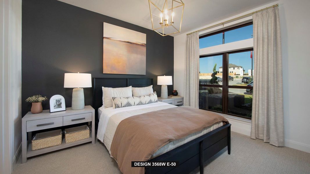 Furnished interior view inside a new home in Lariat 60', Liberty Hill (Image 13).