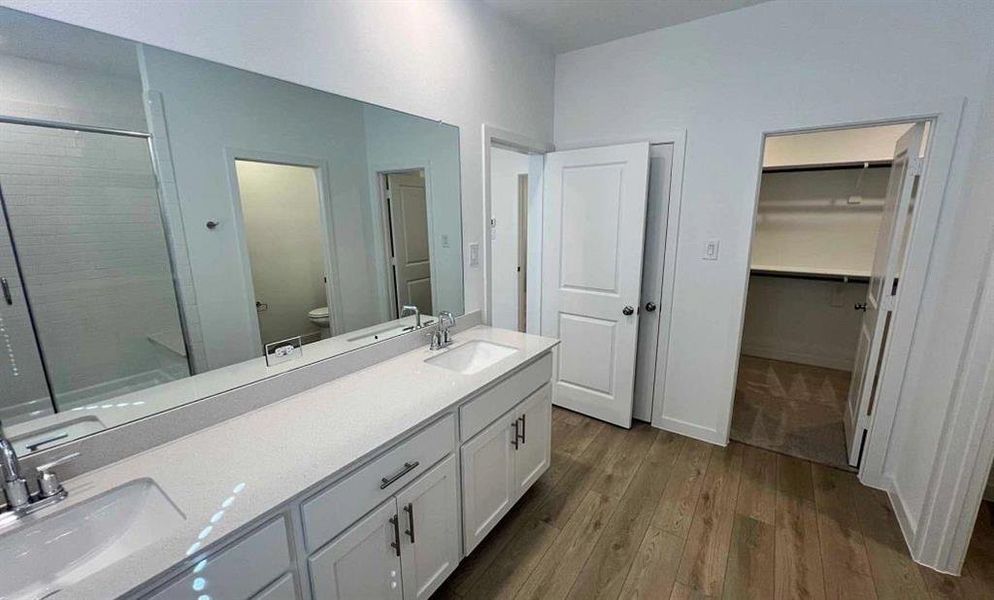 Primary Bathroom Construction Progress featuring the Coastal Collection