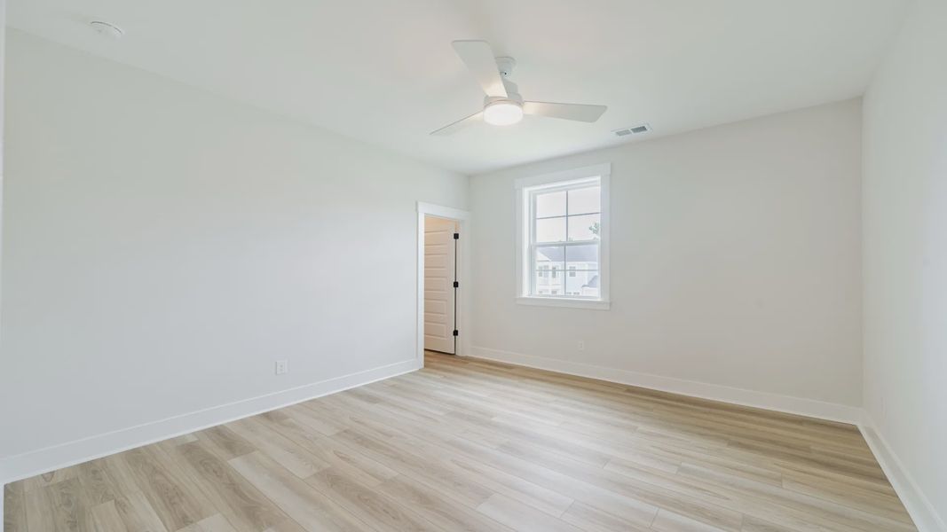 Furnished interior view inside a new home in Oak Landing, Mount Pleasant (Image 16). Furnished interior view inside a new home in Oak Landing, Mount Pleasant (Image 16).