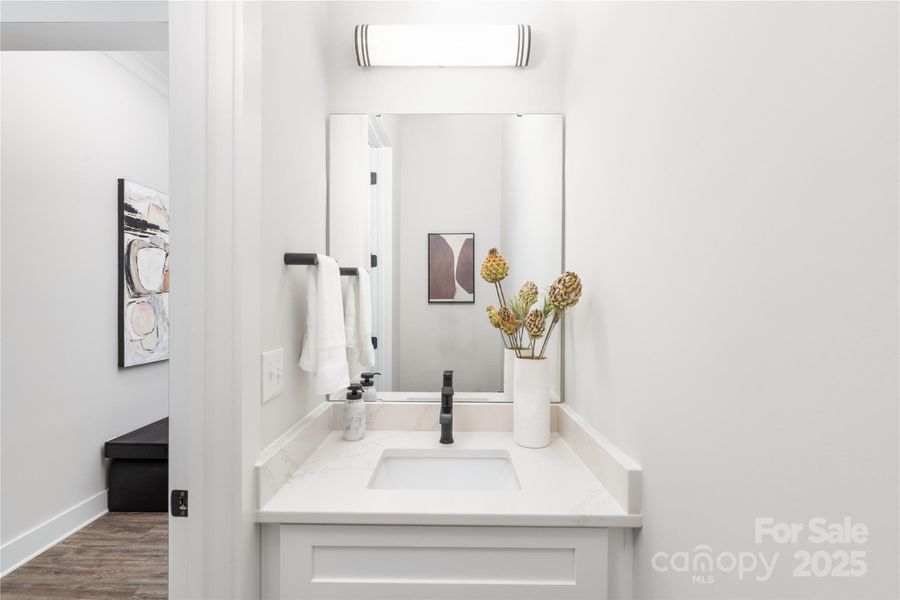 Furnished interior view inside a new home in , Hickory (Image 27).