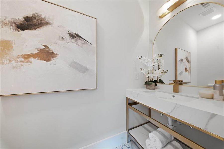 Furnished interior view inside a new home in , Atlanta (Image 6).