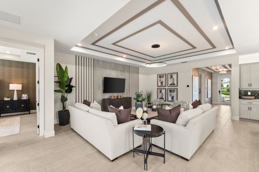 Representative furnished interior of a home built from the Haven by Mattamy Homes in Tradition, Port St. Lucie (Image 8). Representative furnished interior of a home built from the Haven by Mattamy Homes in Tradition, Port St. Lucie (Image 8).