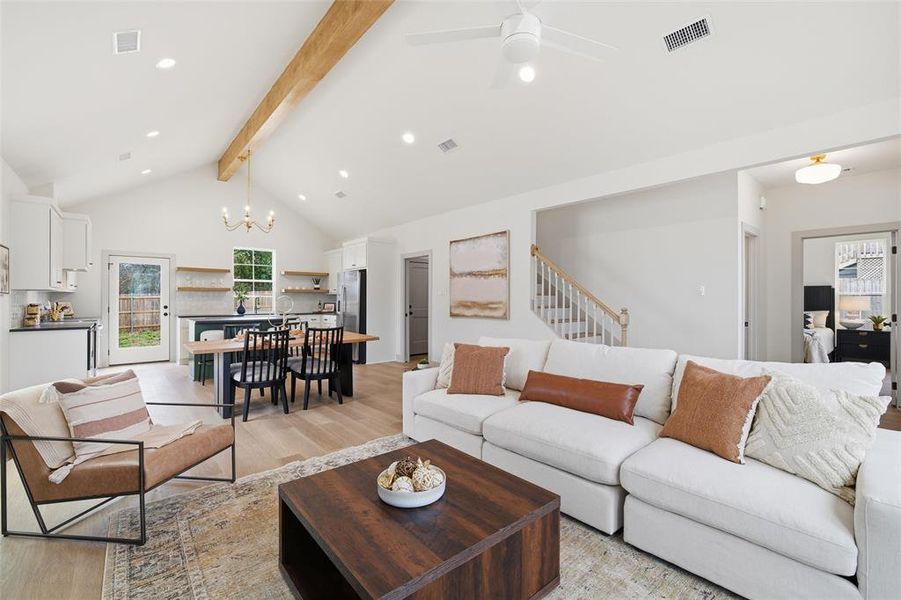 Furnished interior view inside a new home in , Waco (Image 27). Furnished interior view inside a new home in , Waco (Image 27).