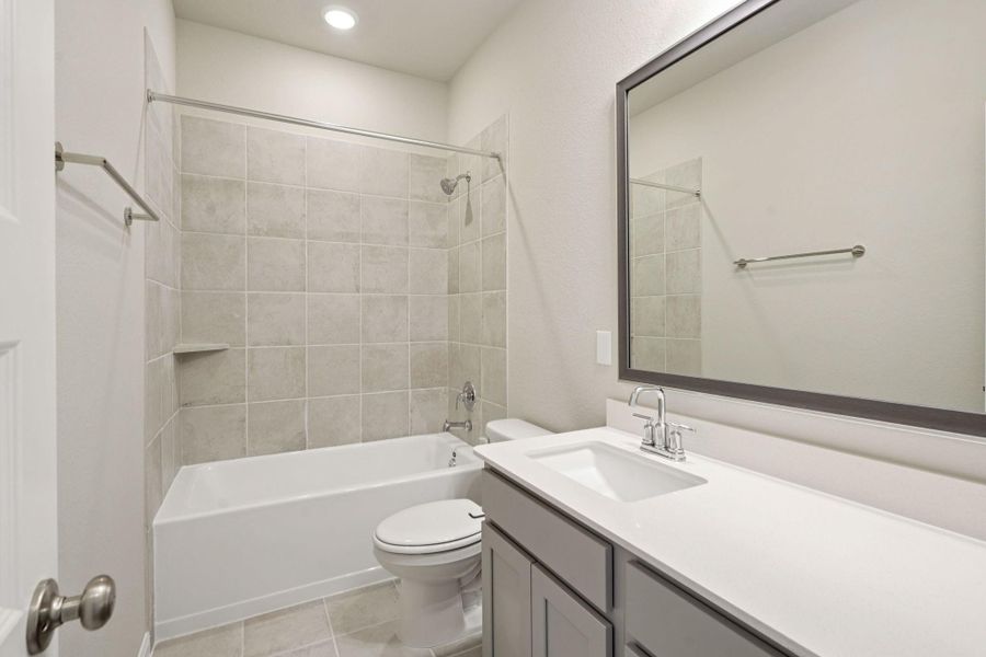 Furnished interior view inside a new home in Kemah Crossing - Luxe Series, Kemah (Image 9).