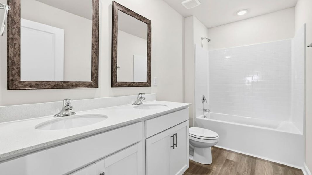 Furnished interior view inside a new home in Tyger Pines, Moore (Image 13).
