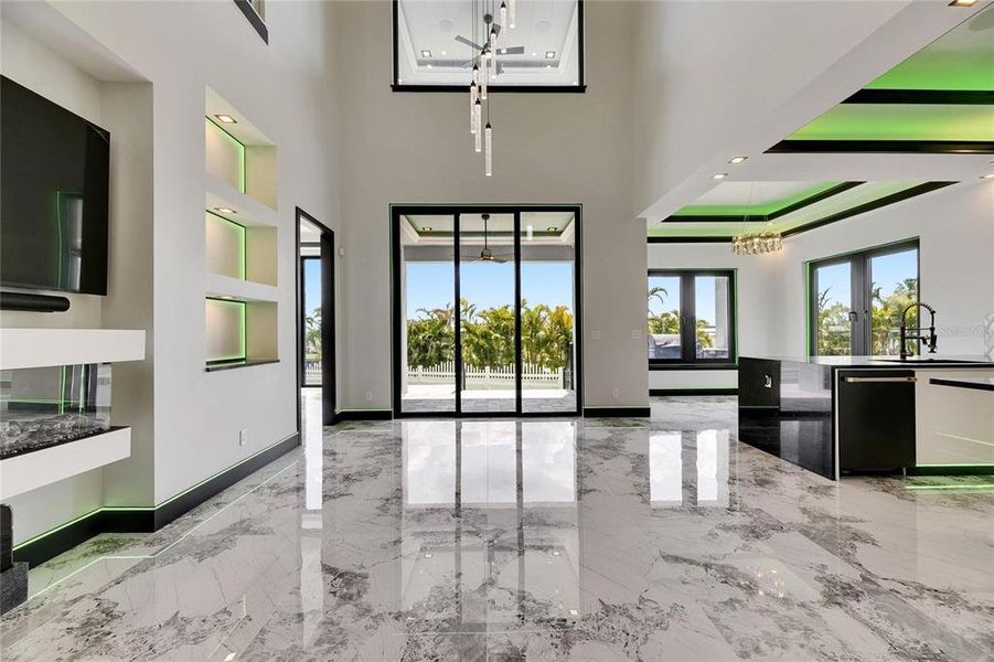 Furnished interior view inside a new home in , Apollo Beach (Image 50).