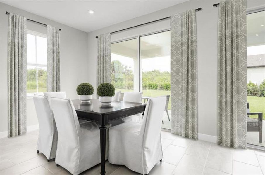 Furnished interior view inside a new home in Malabar Springs, Palm Bay (Image 15).