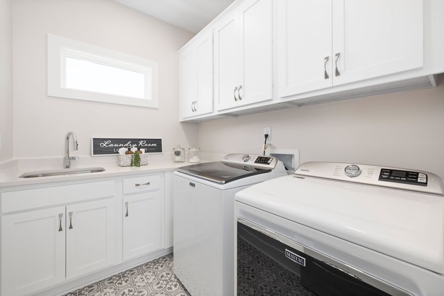 Representative furnished interior of a home built from the Timothy 2 Story by Baker Residential in Atwater Station - Village Collection, Fuquay Varina (Image 32).