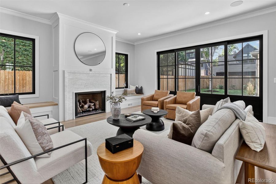 Furnished interior view inside a new home in , Denver (Image 25).
