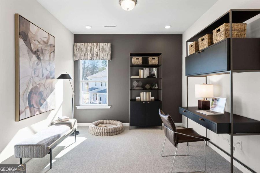 Furnished interior view inside a new home in Stonebridge North, Macon (Image 22).