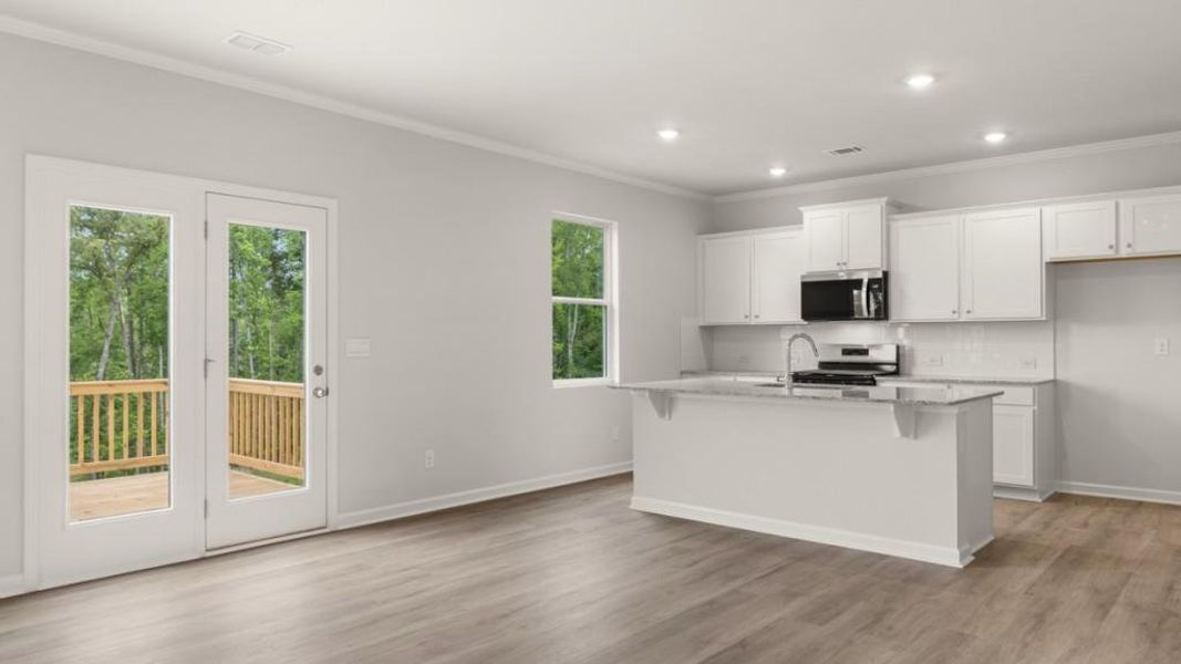 Furnished interior view inside a new home in Sheffield Highlands, Dallas (Image 5).