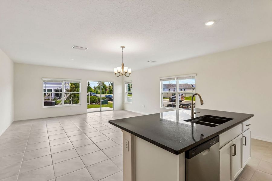 Furnished interior view inside a new home in Reserve at Forest Lake Townhomes, Lake Wales (Image 8).