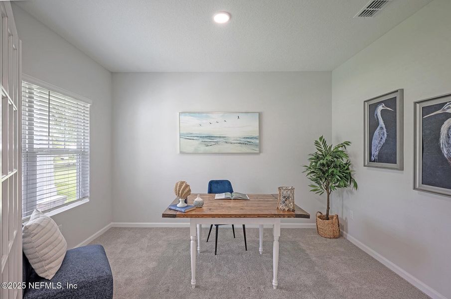 Furnished interior view inside a new home in , Jacksonville (Image 26). Furnished interior view inside a new home in , Jacksonville (Image 26).