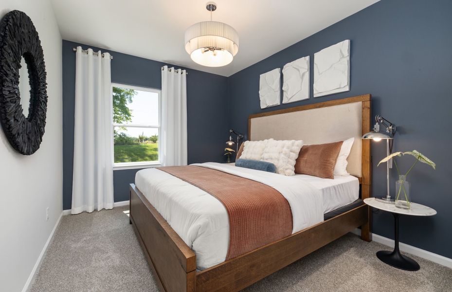 Representative furnished interior of a home built from the Hampton by Pulte Homes in Wimberly, Angier (Image 7).